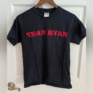 Team Ryan black tshirt